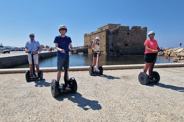 The Paphos coastal cruise is suitable for absolute beginners and intermediate gliders to develop their control of the Segway PT in a number of different environments. It will be funs as we cruise

