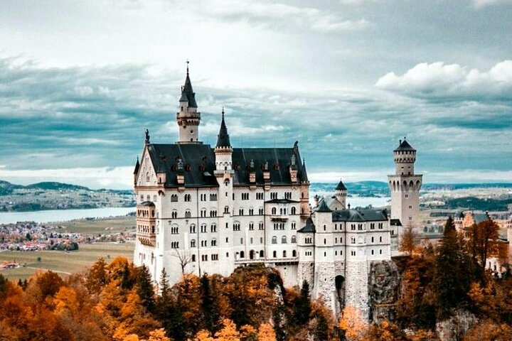 Discover the charm of Neuschwanstein Castle a fairy-tale masterpiece nestled in the Bavarian landscape perfect for immersing oneself in history and breathtaking views.