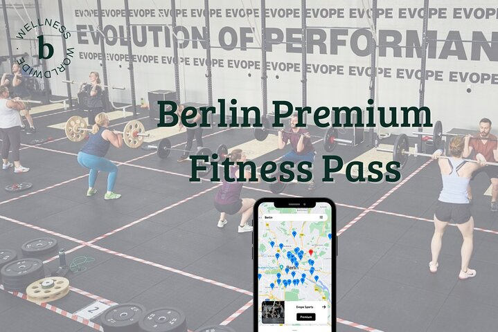 Stay active while discovering Berlin with gym access tailored to your schedule. The Premium Fitness Pass lets you work out whenever it suits you no strings attached.