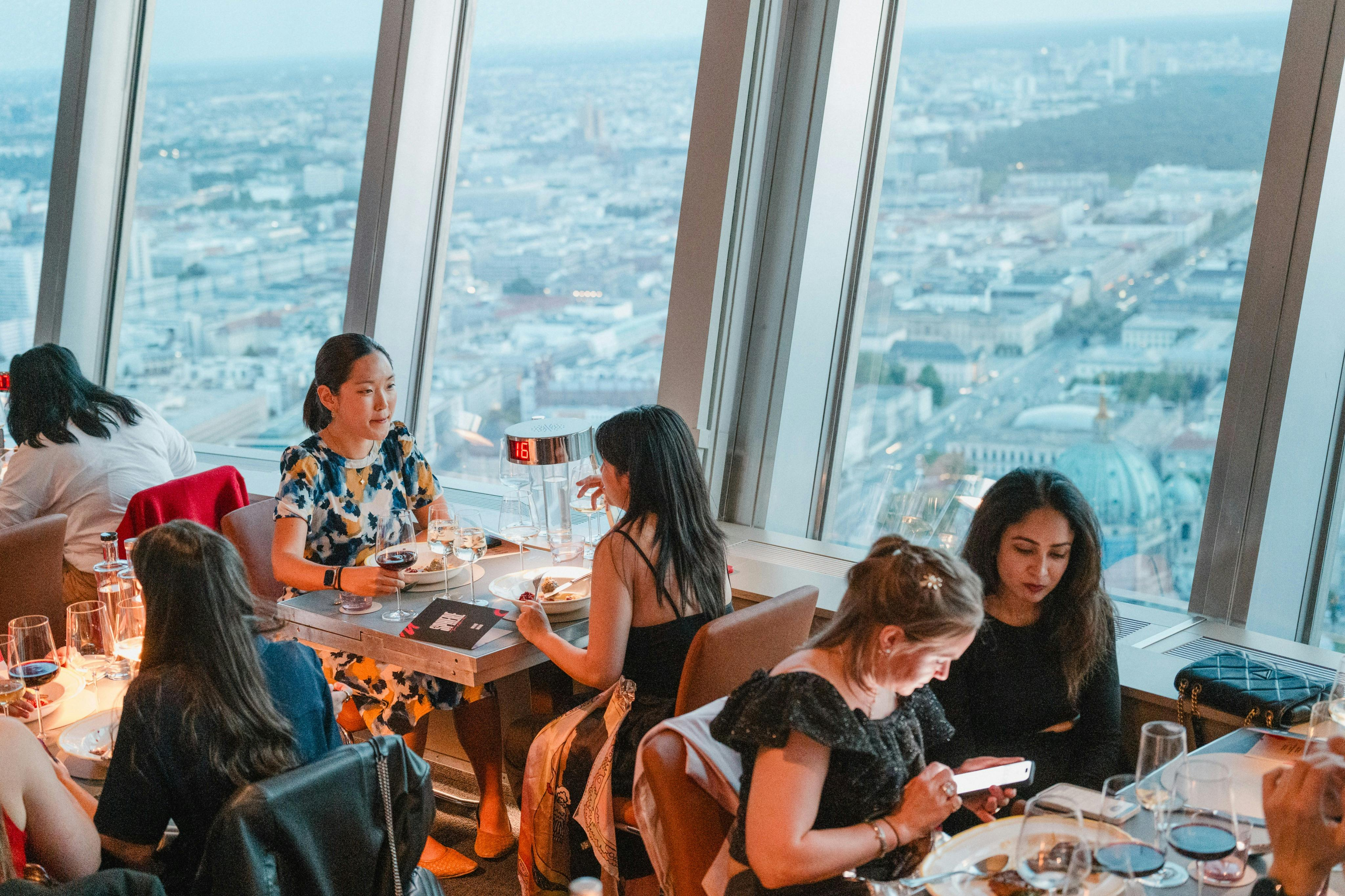 Berlin TV Tower: Admission + Four Course My Home - Tim Raue Menu + Drinks - Photo 1 of 6