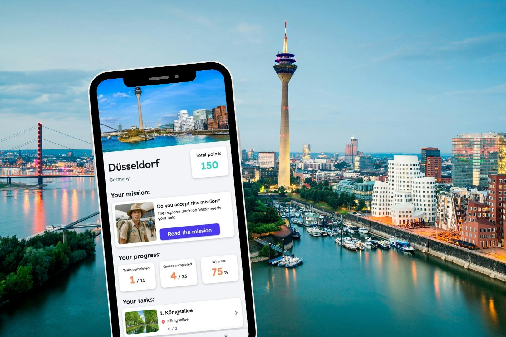 Düsseldorf: City Exploration Game - Photo 1 of 9