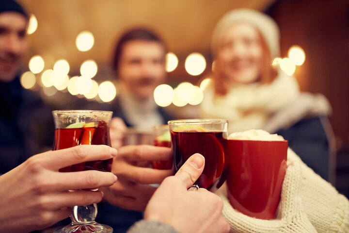 In mulled wine Veritas warming old town walk in Freiburg - Photo 1 of 6