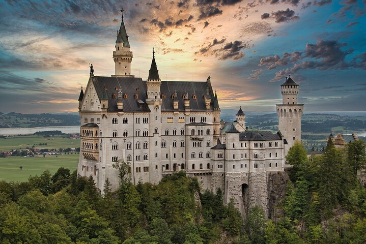 Experience the magic of Neuschwanstein Castle where stunning architecture meets breathtaking scenery creating unforgettable memories on your journey through Bavaria's picturesque landscapes.