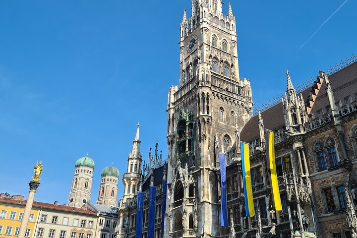 Explore Munich’s rich history as you stroll through Marienplatz admiring the Old and New Town Halls and discovering fascinating tales behind the city's remarkable architecture and landmarks.