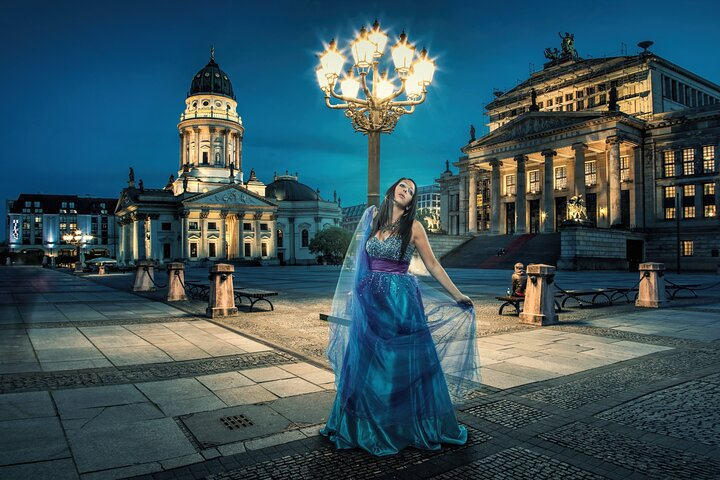 Explore the eerie elegance of Berlin by night where historical landmarks are shrouded in mystery and the whispers of the past invite you on a ghostly adventure.