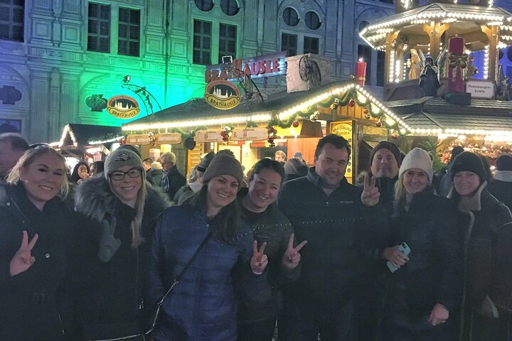 Experience the magic of Munich's Christmas markets where laughter fills the air friends toast with mulled wine and local delicacies await discovery amidst festive stalls. Perfect for holiday cheer!