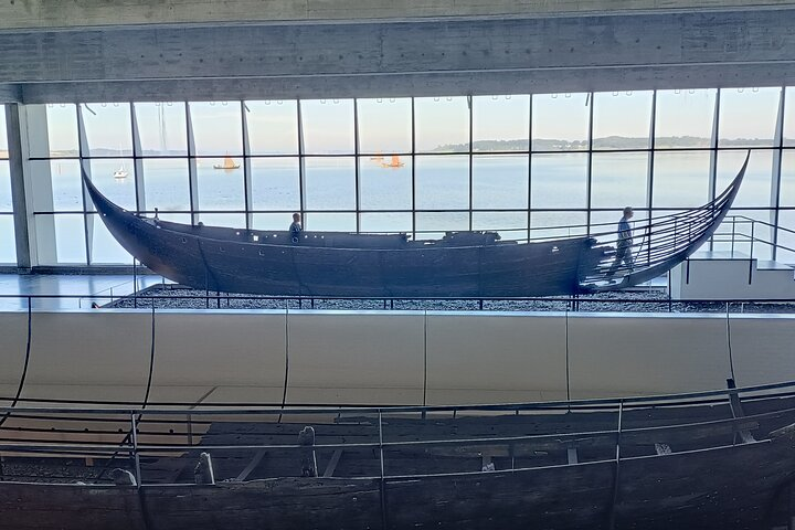 Viking museum summer view to the fjord 