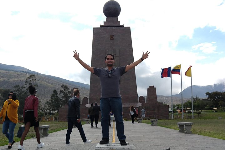 Standing on the Equator Line