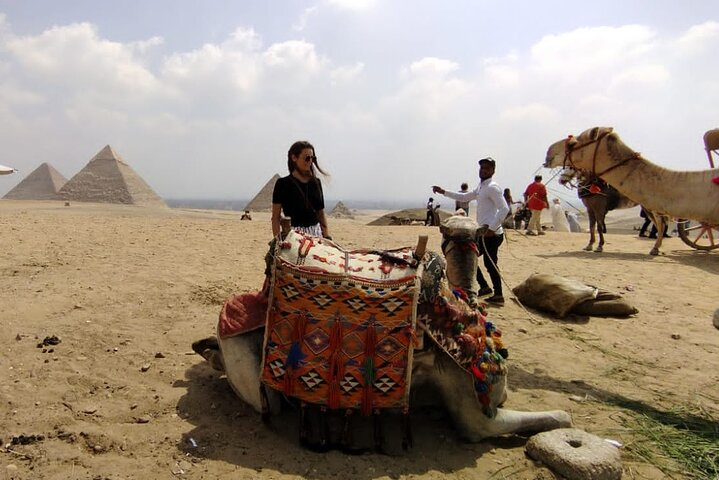 8-Hours Private Day Tour in Giza Pyramids, Memphis, and Saqqara with Camel Ride - Photo 1 of 25