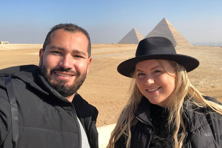 8-hours tour Giza pyramids, Egyptian museum and dinner Cruise on Nile river - Photo 1 of 24