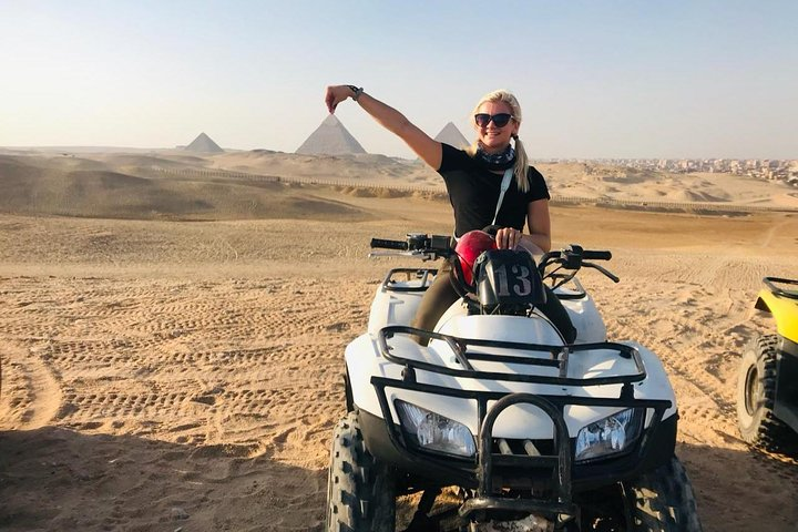 A private ATV Around Pyramids at sunset,Sound and Light Show&with dinner - Photo 1 of 6