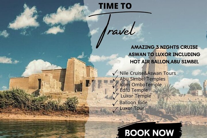 Amazing 3 Nights cruise Aswan to Luxor including Hot Air Ballon,Abu simbel  - Photo 1 of 25