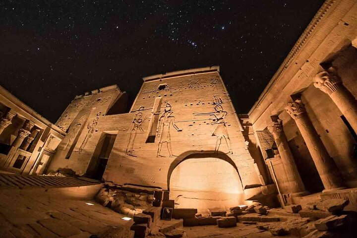 Aswan Sound and Light Show at Philae Temple – Evening Experience - Photo 1 of 4