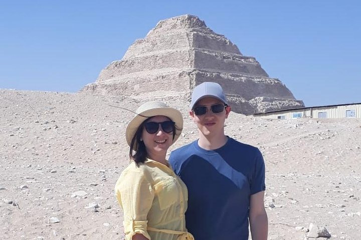 Happy couple at Sakkara 