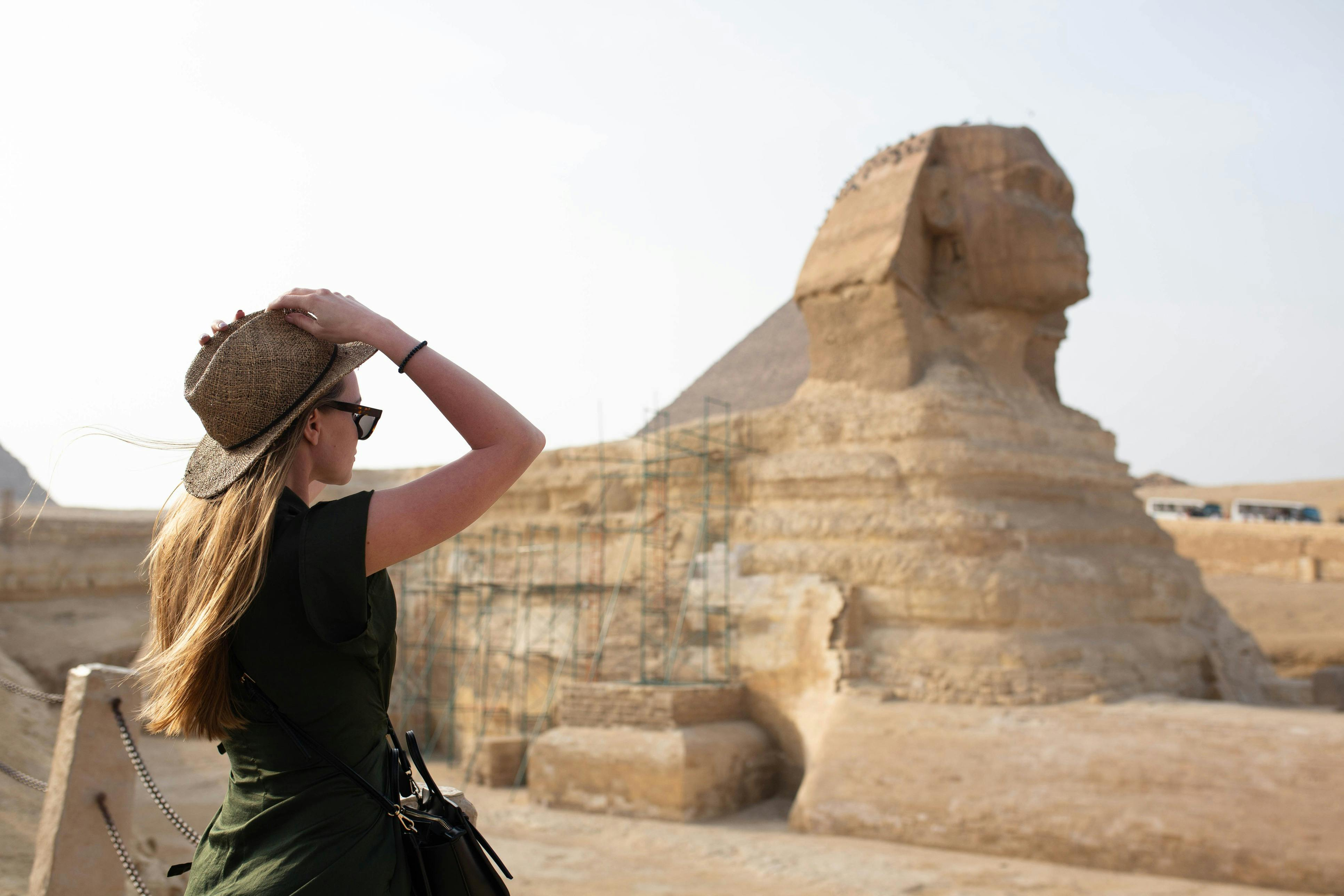 Giza Pyramids, Sphinx, Egyptian Museum & Khan Khalili Bazaar: Female-Guided Tour - Photo 1 of 7