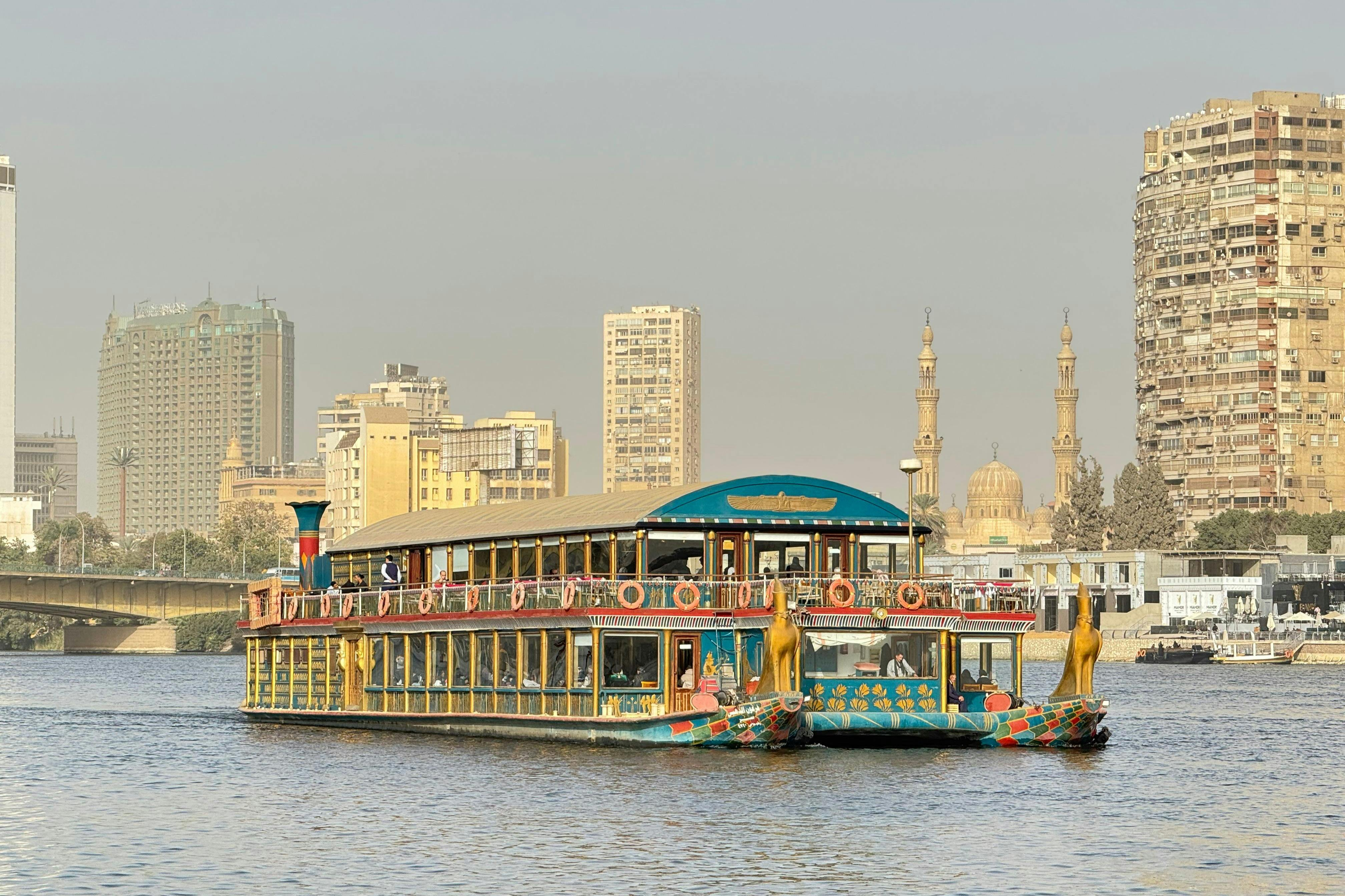 Cairo: Nile Pharaohs Dinner Cruise + Optional Transfer & Drinks - Photo 1 of 7
