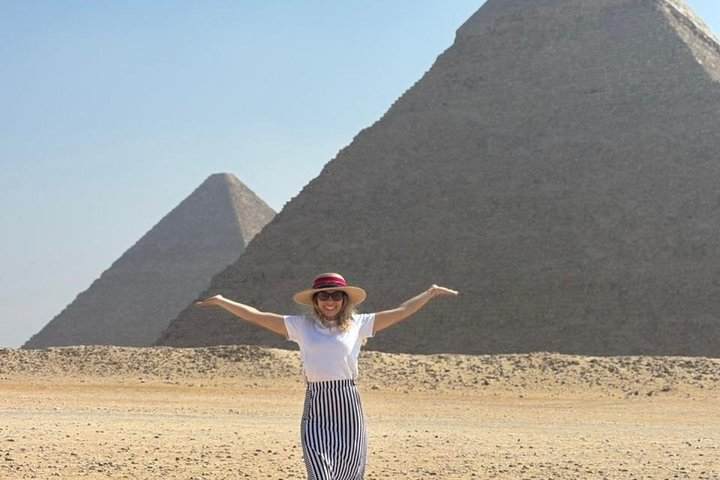 Day Tour at Giza Pyramids and Felucca Sunset Tour in Cairo - Photo 1 of 17
