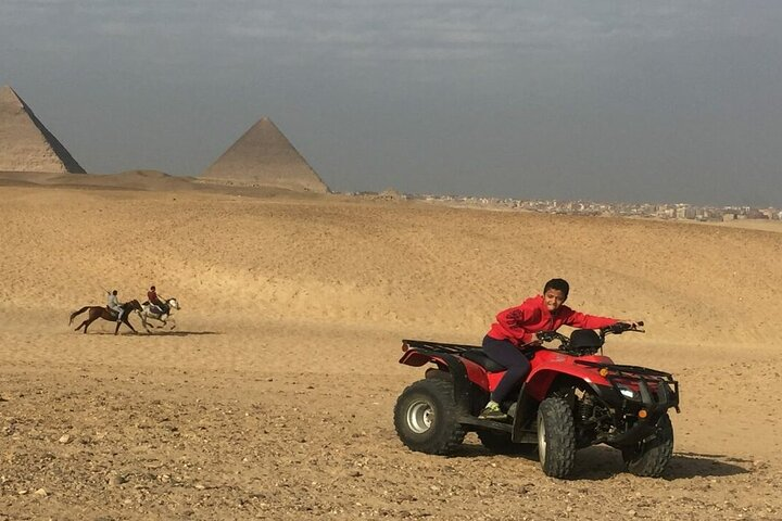 Desert safari by quad bike around pyramids enjoying sunset or sunrise - Photo 1 of 3