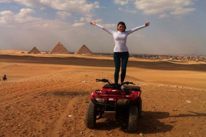 Desert Safari by Quad Bike Around Pyramids enjoying Sunset or Sunrise  - Photo 1 of 5