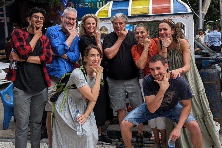 posing like the famous Koshari King