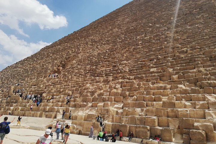 The Great Pyramid of Cheops in Giza