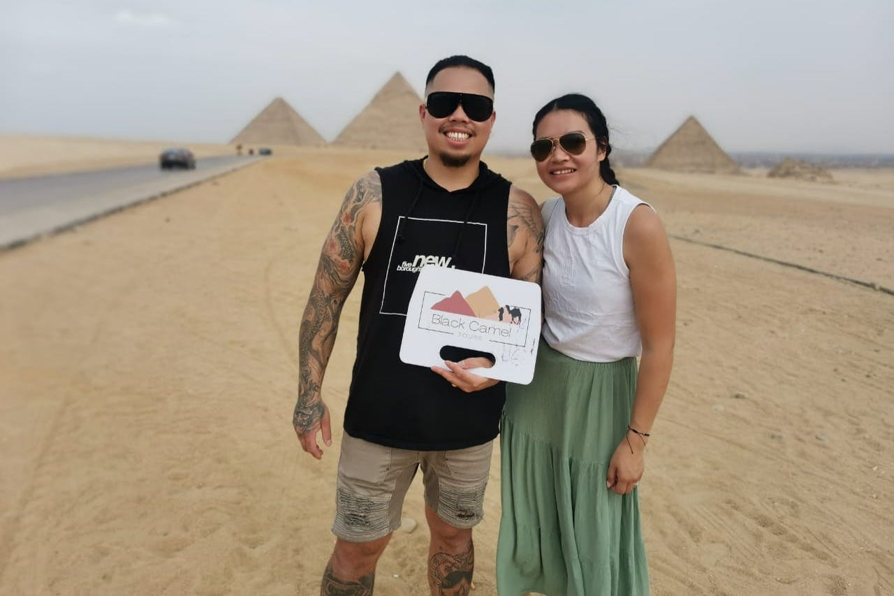 Giza Pyramids, Saqqara & Memphis: Guided Tour from Cairo + Lunch - Photo 1 of 8