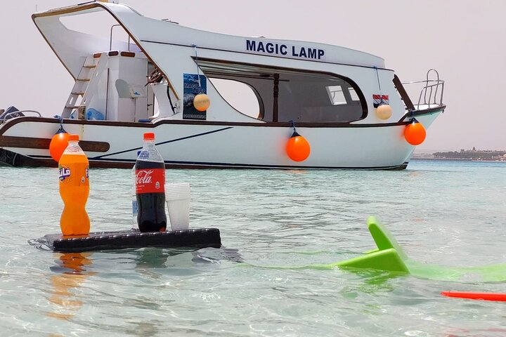 VIP Private Glass Boat Adventure With Snorkeling in Hurghada - Photo 1 of 13