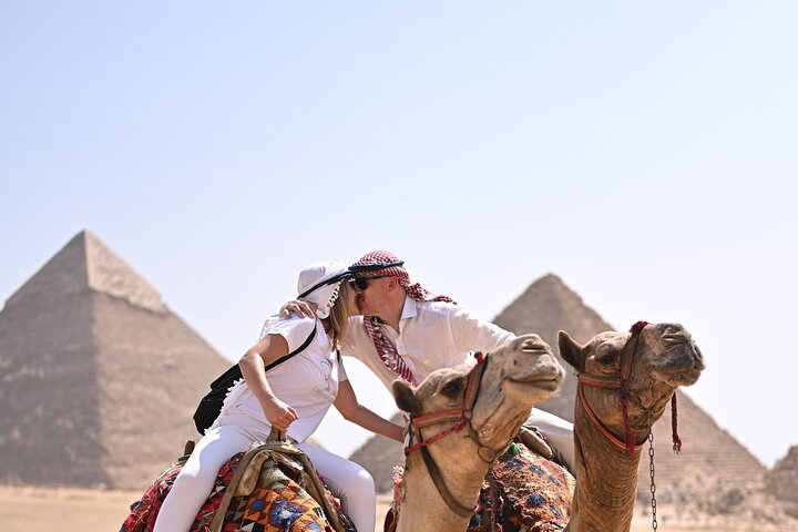 Full Day Tour in Pyramids of Giza Sphinx Saqqara and Memphis - Photo 1 of 13