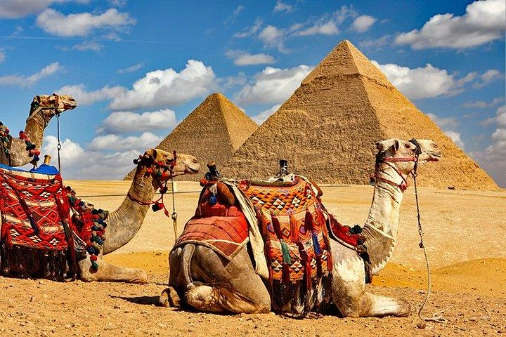 Full Day Tour to Pyramids of Giza, Saqqara Step Pyramids & Sound and Light Show - Photo 1 of 9