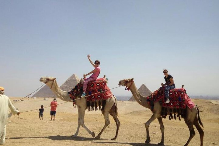 Camel ride at Giza Pyramids 