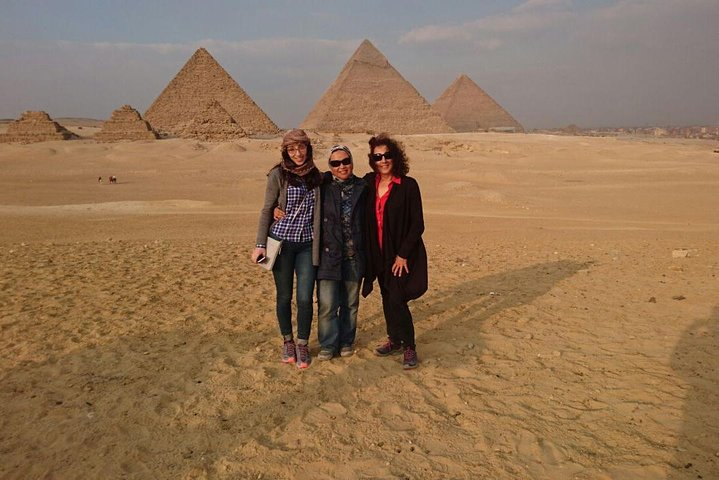 A photo with the pyramids in the background ;)