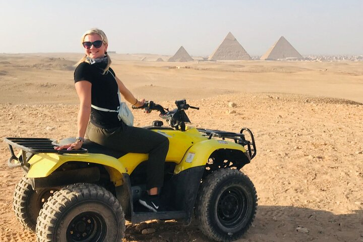 Pyramids Sphinx Camel ATV Bike Shopping and Nile Dinner Cruise - Photo 1 of 21