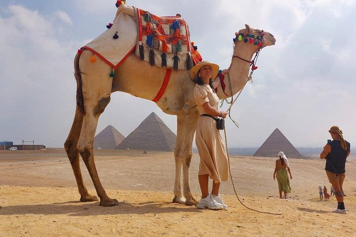 Giza pyramids ,Sphinx ,Egyptian Museum ,Camel Ride include entry fees - Photo 1 of 25