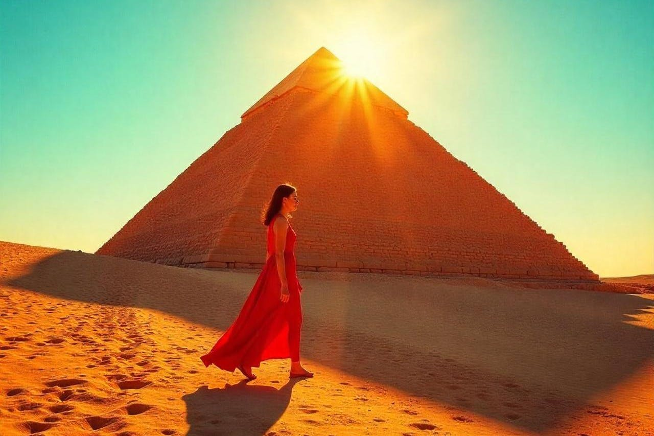 Giza Pyramids & Sphinx: Half-Day Guided Tour + Roundtrip Transfer - Photo 1 of 8