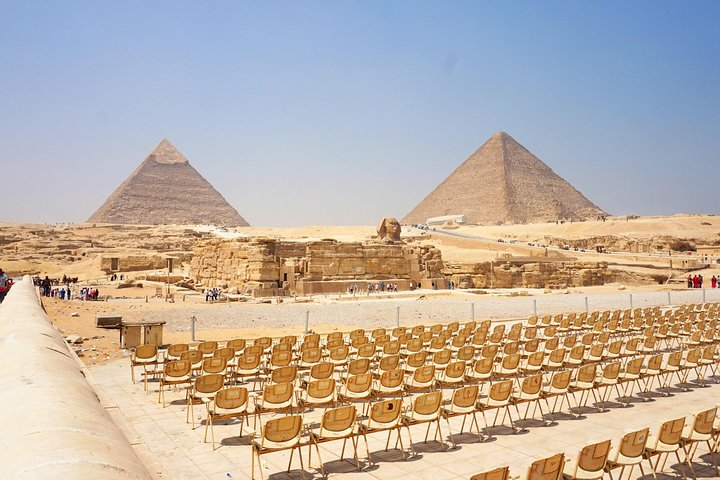 Giza Pyramids & The Sphinx. 