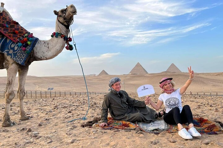 Giza Pyramids Sunset by Camel Activity - Photo 1 of 7