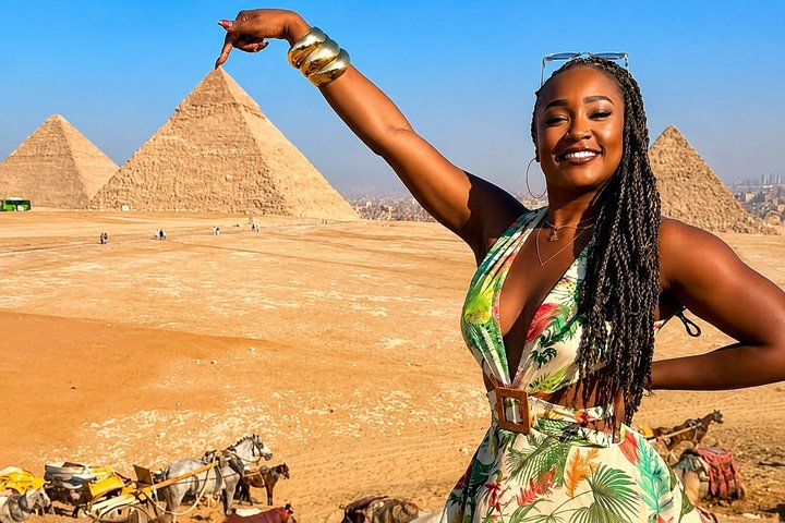 Shared Tour to Giza Pyramids, Sphinx & Camel Ride - Photo 1 of 25