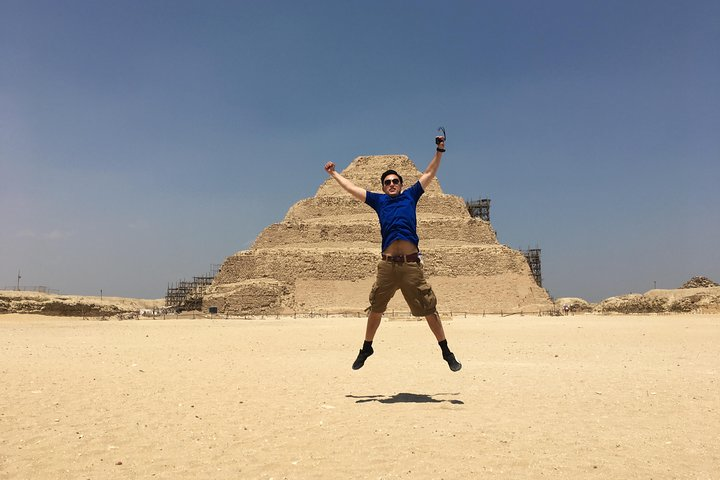 The Step pyramid at Sakkara 