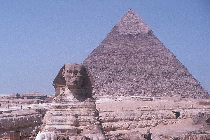 pyramid of kefren & the great sphinx 