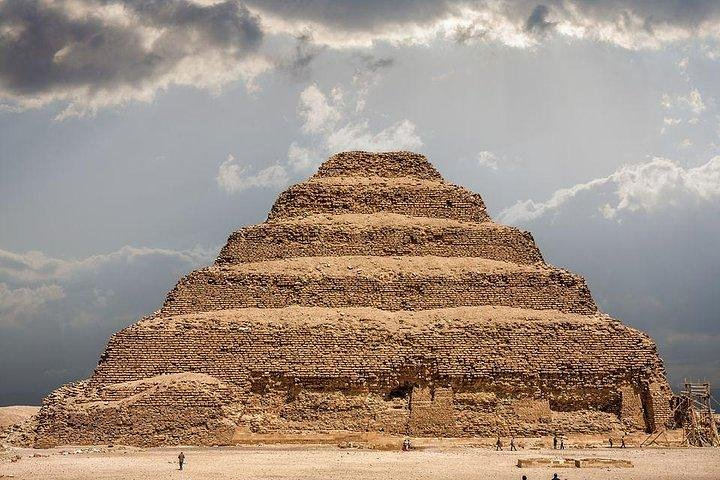 Zoser's Pyramid. The Oldest Off All Pyramids In Egypt