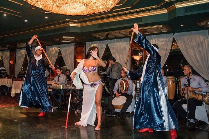 Nile Dinner Cruise in Cairo with entertainment Shows Dine & Sail - Photo 1 of 14