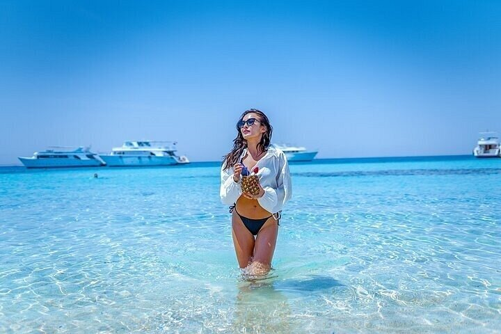Hula Hula Island with Glass Boat & Lunch from Hurghada - Photo 1 of 22
