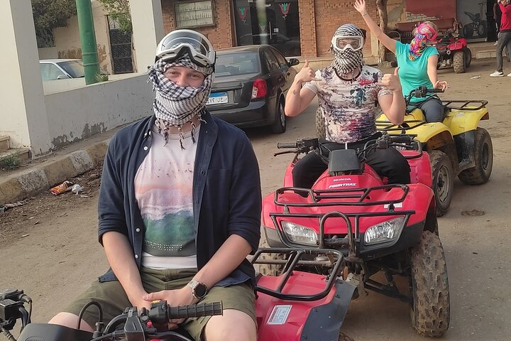 Quad Biking (ATV) at Giza pyramids Desert with Sunset Option - Photo 1 of 6