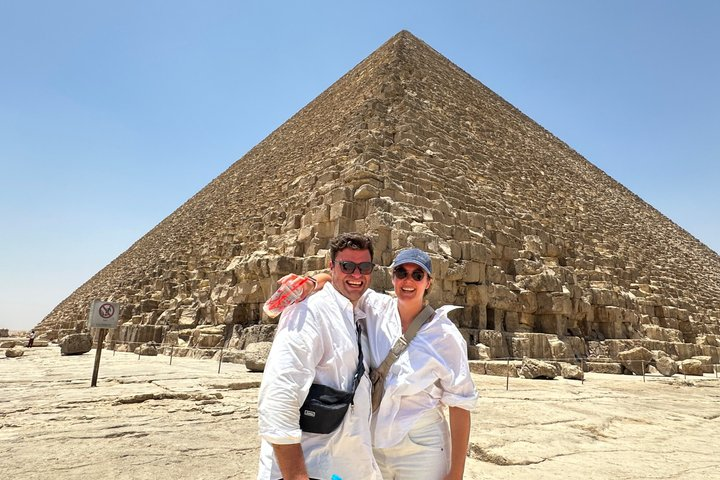 Best Day Tour To Giza Pyramids & Sphinx & Wind Sail Boat - Photo 1 of 7