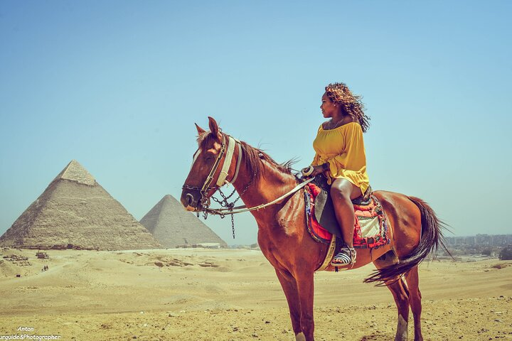 Private Arabian Horses Ride at the Pyramids With Pickup - Photo 1 of 6