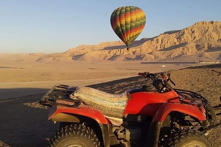 Enjoy a ATV / quad bike ride in the desert of Luxor
