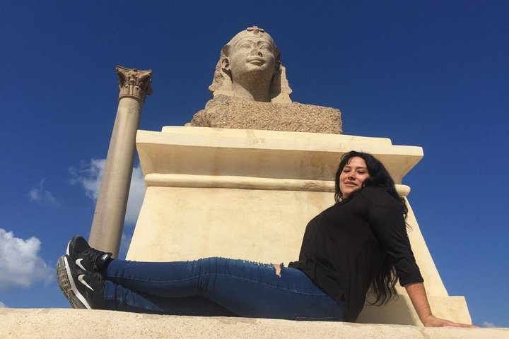 Pompey's Pillar at Alexandria