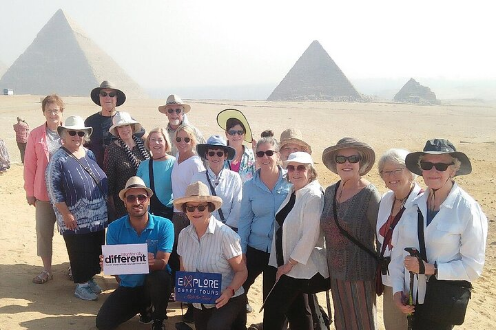 Private guided tour to Giza Pyramids and Saqqara as you never seen