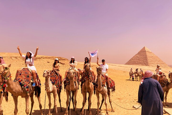 Private Half-Day Trip to Giza Pyramids with Camel-Riding & Qualified Egyptologist - Photo 1 of 22