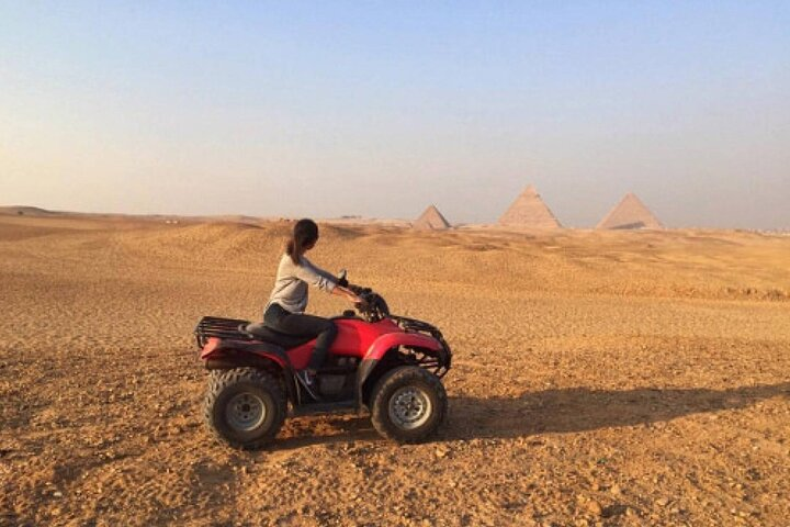 Private Pyramid Tour with Camel Ride and Quad Bike in Cairo - Photo 1 of 7